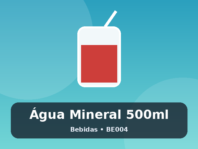 Água Mineral 500ml